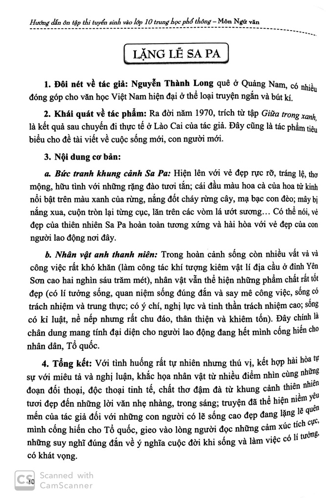 hướng dẫn ôn tập thi tuyển sinh lớp 10 trung học phổ thông - môn ngữ văn (tái bản 2019) - Ảnh 3