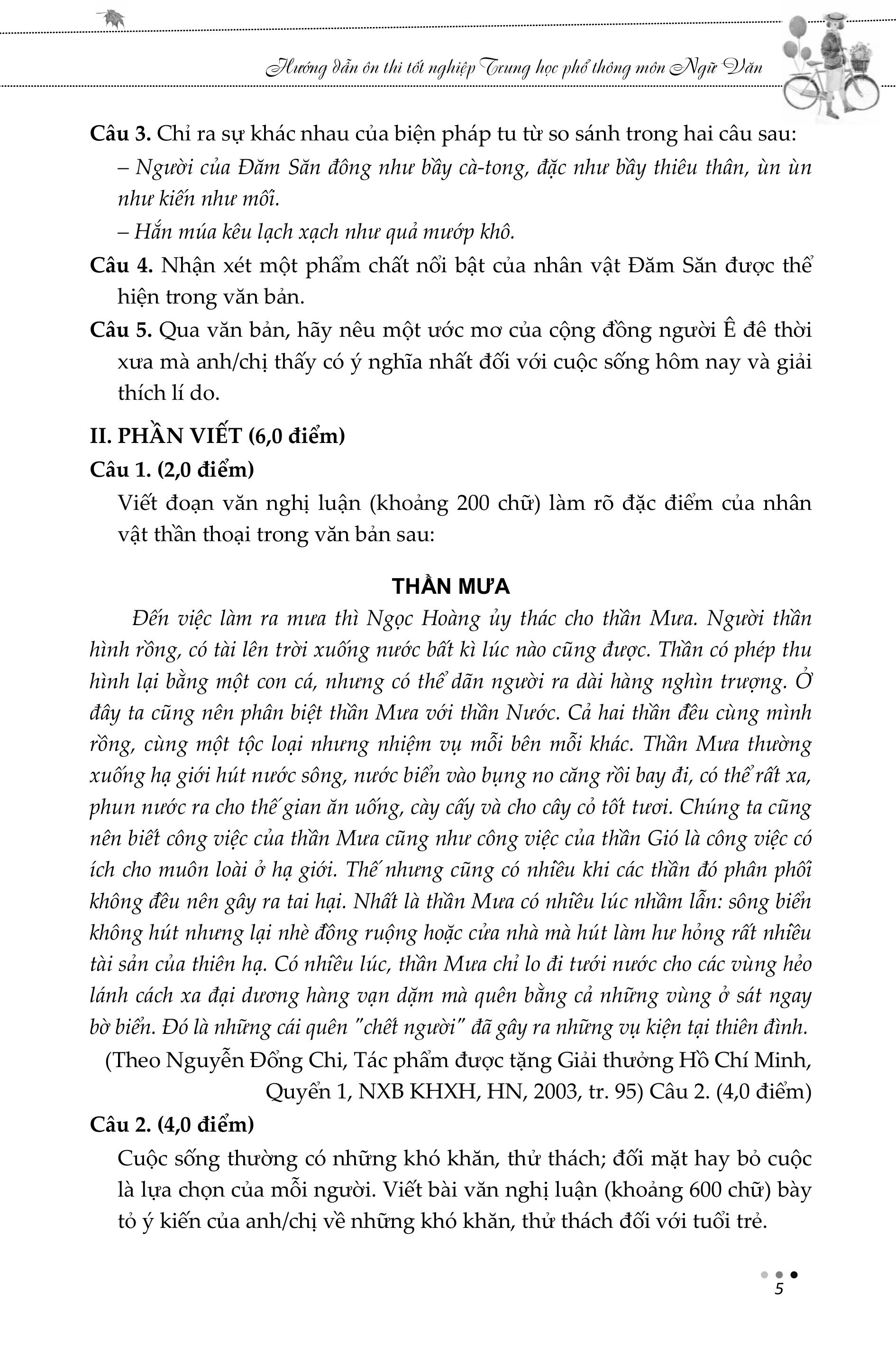 hướng dẫn ôn thi tốt nghiệp trung học phổ thông - môn ngữ văn - Ảnh 8