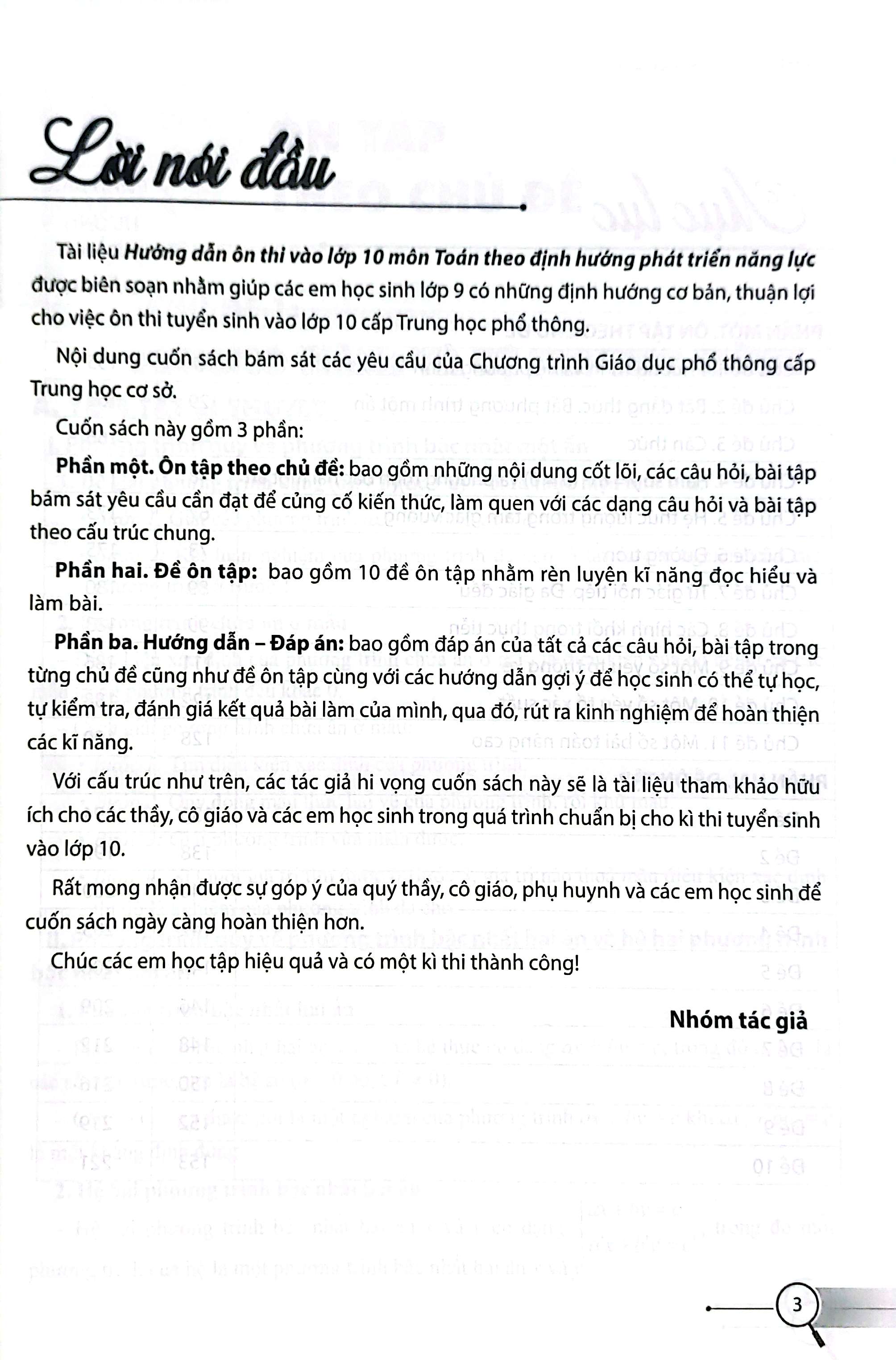 Hướng Dẫn Ôn Thi Vào Lớp 10 - Môn Toán (Theo Định Hướng Phát Triển Năng Lực) - Ảnh 3