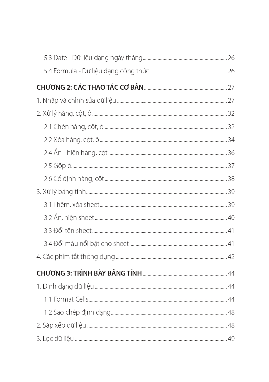 Hướng Dẫn Thực Hành Excel Từ Cơ Bản Đến Nâng Cao - Ảnh 8