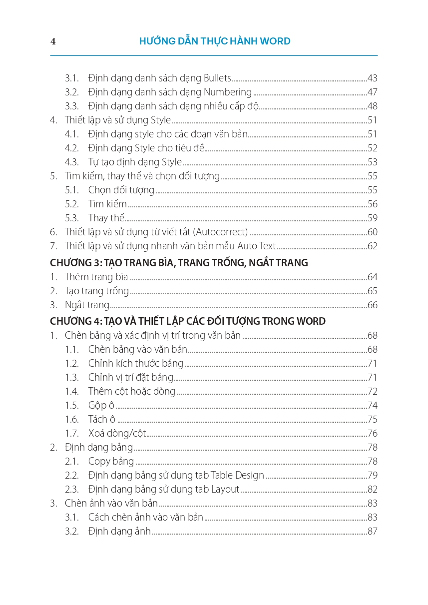 Hướng Dẫn Thực Hành Word Từ Cơ Bản Đến Nâng Cao - Ảnh 9