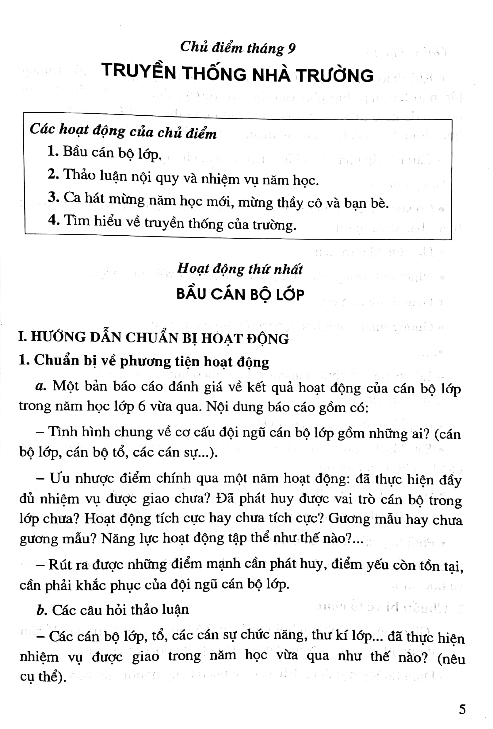 hướng dẫn thực hiện hoạt động giáo dục ngoài giờ lên lớp 7 (dùng chung cho các bộ sgk hiện hành) - Ảnh 5