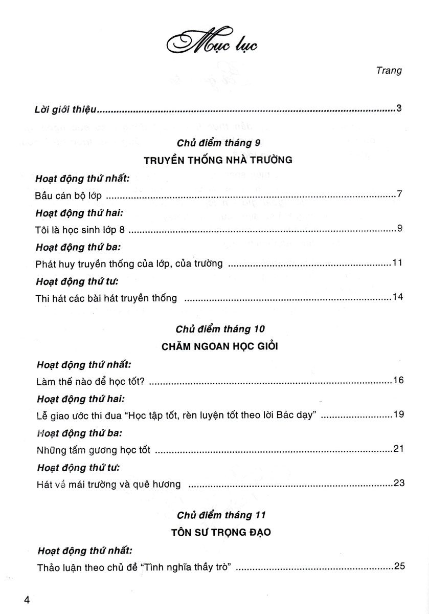 hướng dẫn thực hiện hoạt động giáo dục ngoài giờ lên lớp - lớp 8 (dùng chung cho các bộ sgk hiện hành) - Ảnh 4