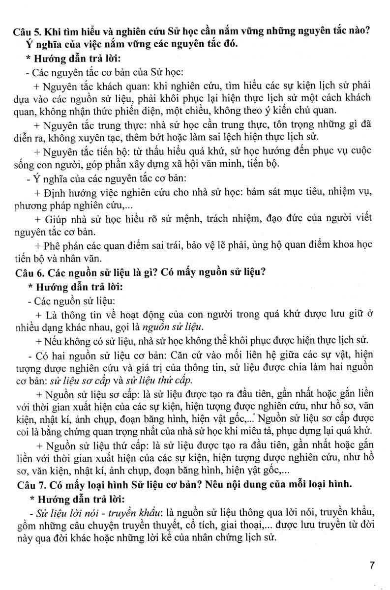 hướng dẫn trả lời câu hỏi tự luận và trắc nghiệm lịch sử 10 (biên soạn theo chương trình giáo dục phổ thông mới - định hướng phát triển năng lực) - Ảnh 7
