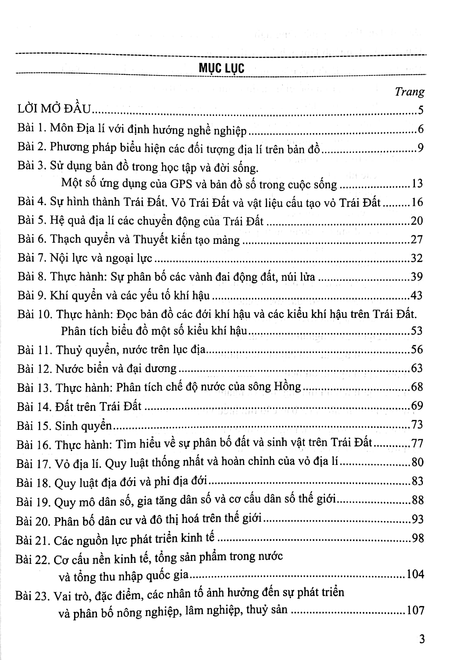 hướng dẫn trả lời câu hỏi và bài tập địa lí lớp 10 (theo chương trình gdpt mới) (bám sát sgk kết nối) - Ảnh 3
