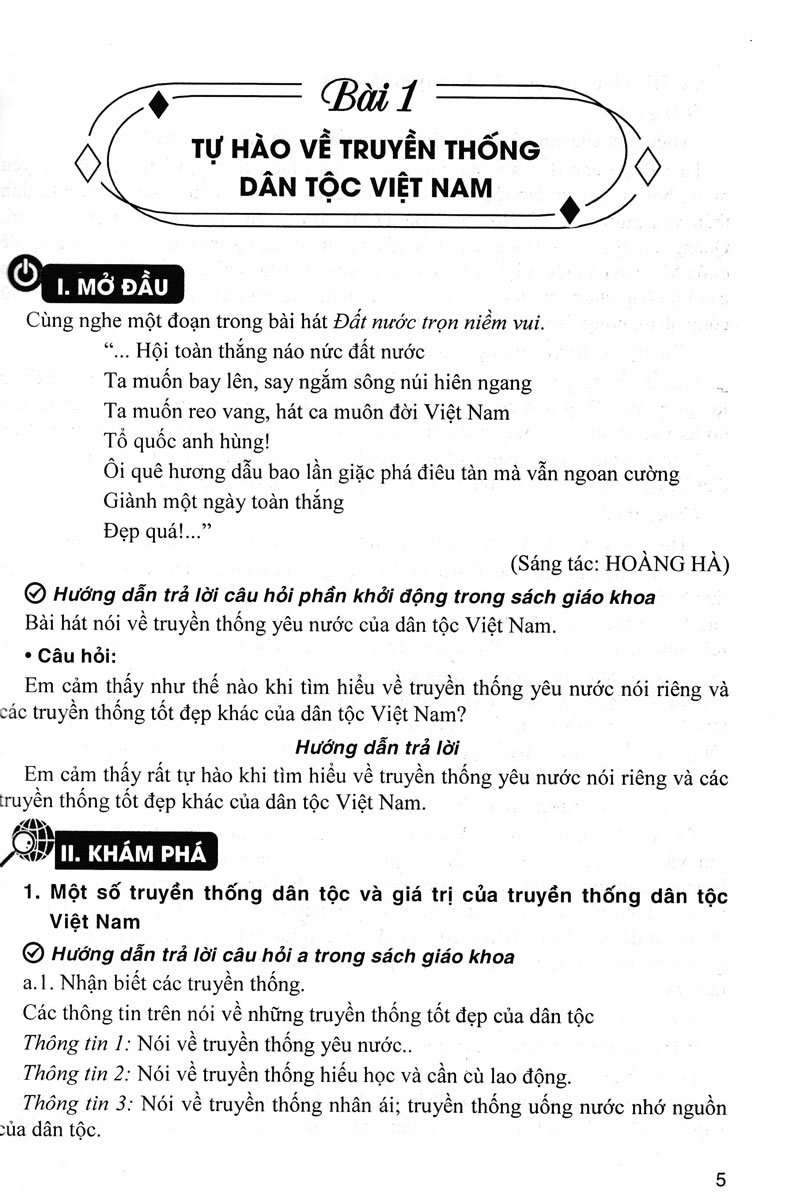 hướng dẫn trả lời câu hỏi và bài tập giáo dục công dân lớp 8 (bám sát sgk kết nối tri thức với cuộc sống) - Ảnh 5
