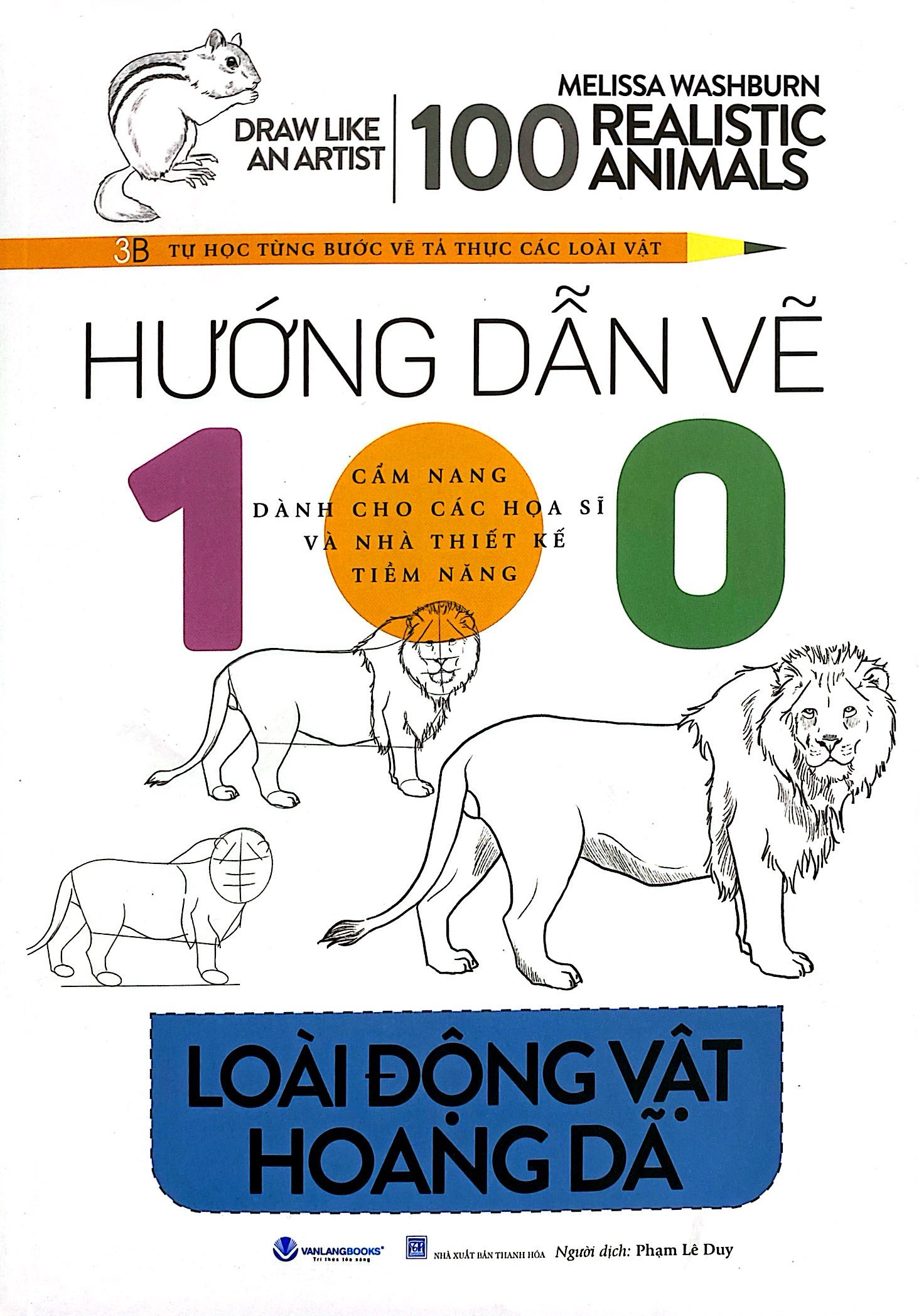 hướng dẫn vẽ 100 loài động vật hoang dã - Ảnh 2