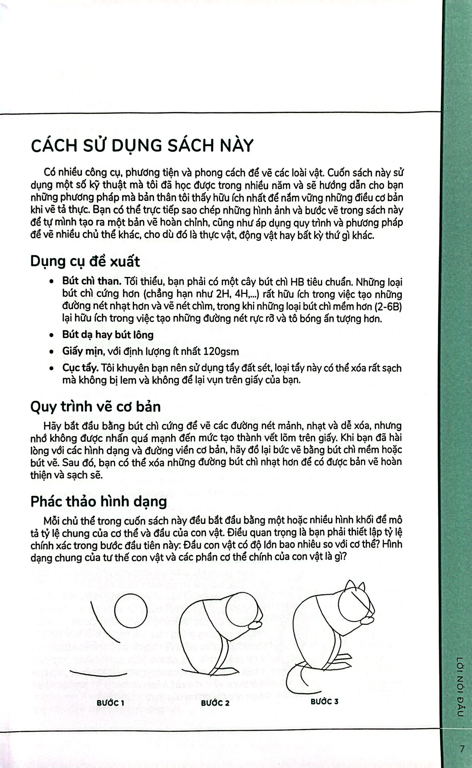 hướng dẫn vẽ 100 loài động vật hoang dã - Ảnh 6