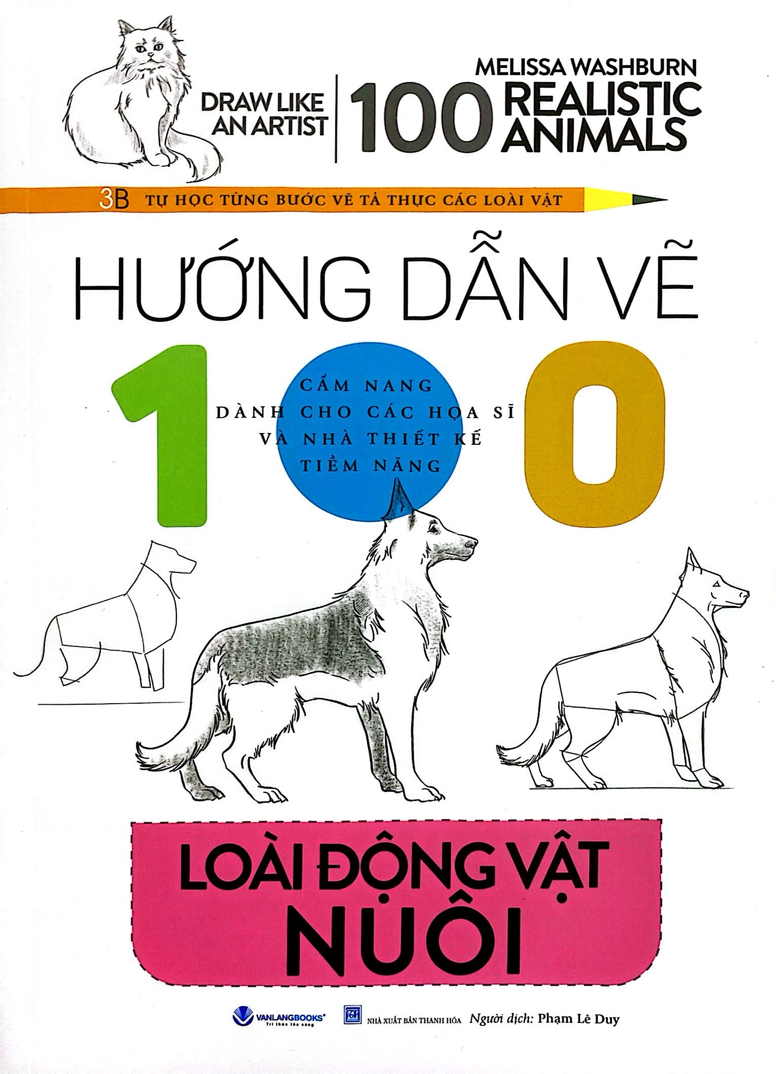hướng dẫn vẽ 100 loài động vật nuôi - Ảnh 2