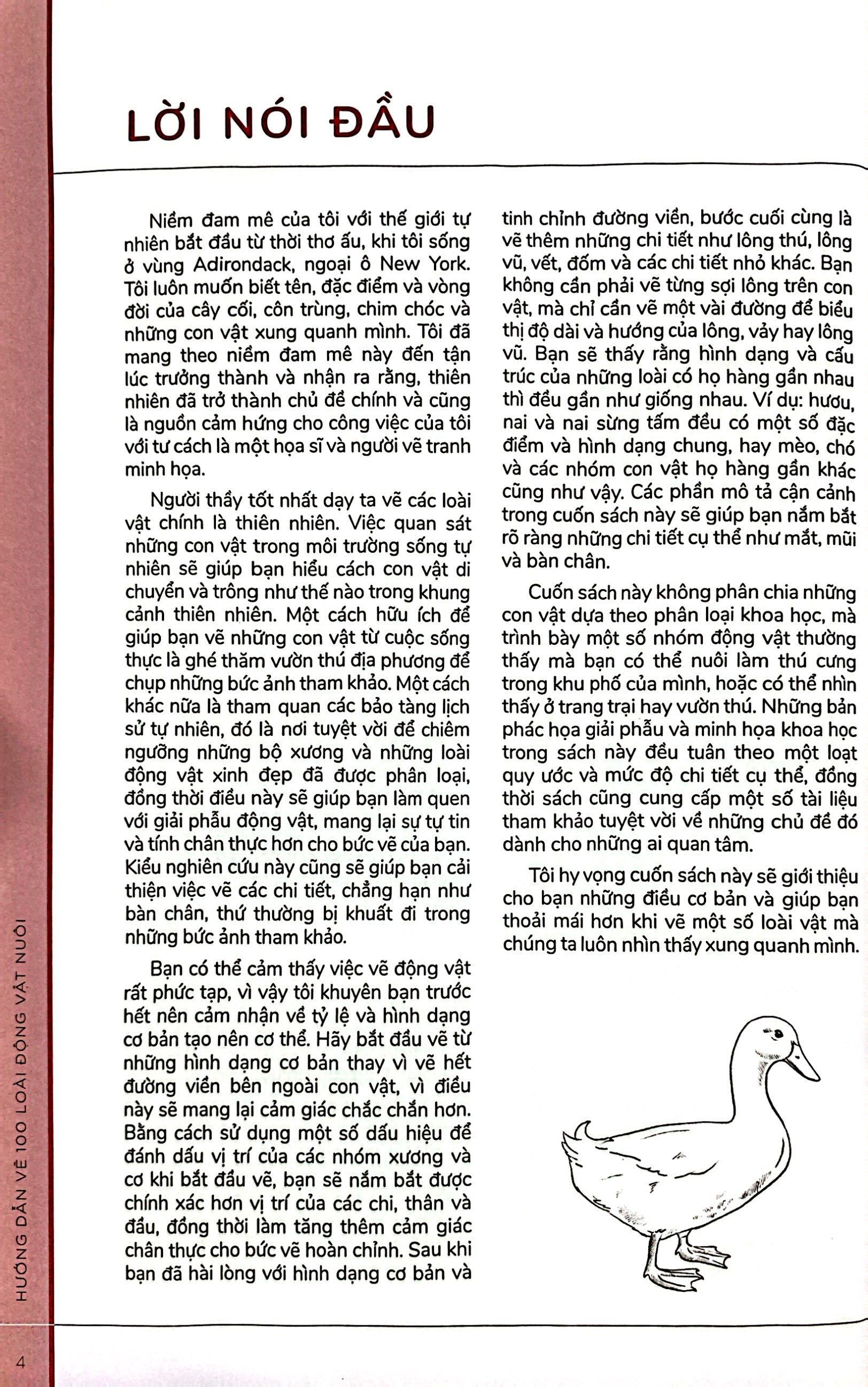 hướng dẫn vẽ 100 loài động vật nuôi - Ảnh 4