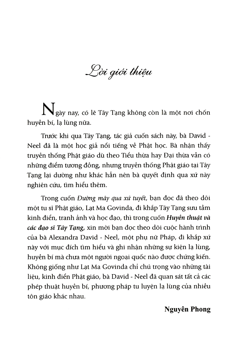 huyền thuật và các đạo sĩ tây tạng - tái bản 2022 - Ảnh 2