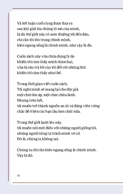 I Decided To Live As Me - Dám Sống Thật Với Mình - Ảnh 6