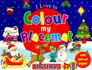 i love to colour my placemat - christmas (blue) - Ảnh 3