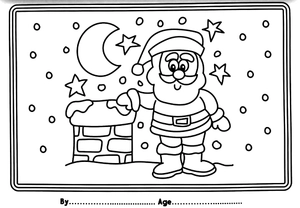 i love to colour my placemat - christmas (blue) - Ảnh 4