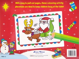 i love to colour my placemat - christmas (red) - Ảnh 7