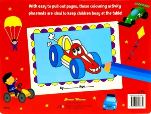 i love to colour my placemat: things that go - Ảnh 6