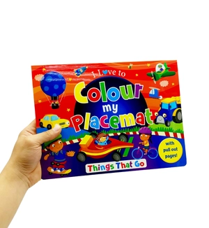 i love to colour my placemat: things that go - Ảnh 7