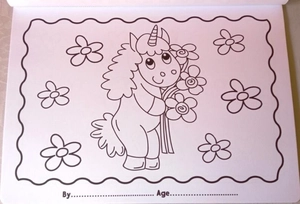 i love to colour my placemat: unicorns - Ảnh 3