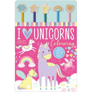i love unicorns colouring