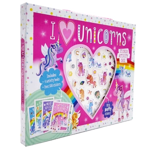 i love unicorns sticker activity case - Ảnh 5