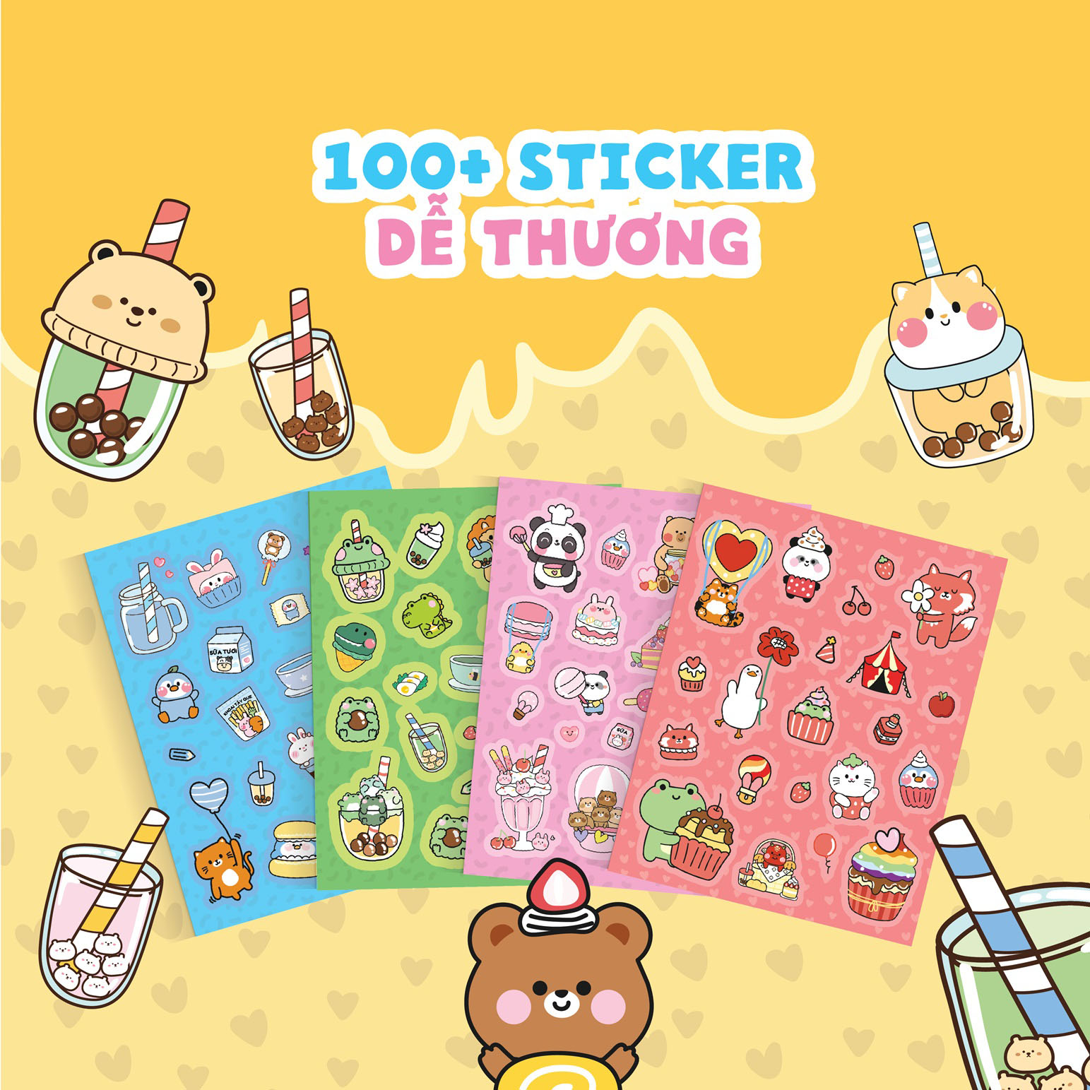 Ice Cream Sticker Book - Bìa Cứng - Ảnh 4
