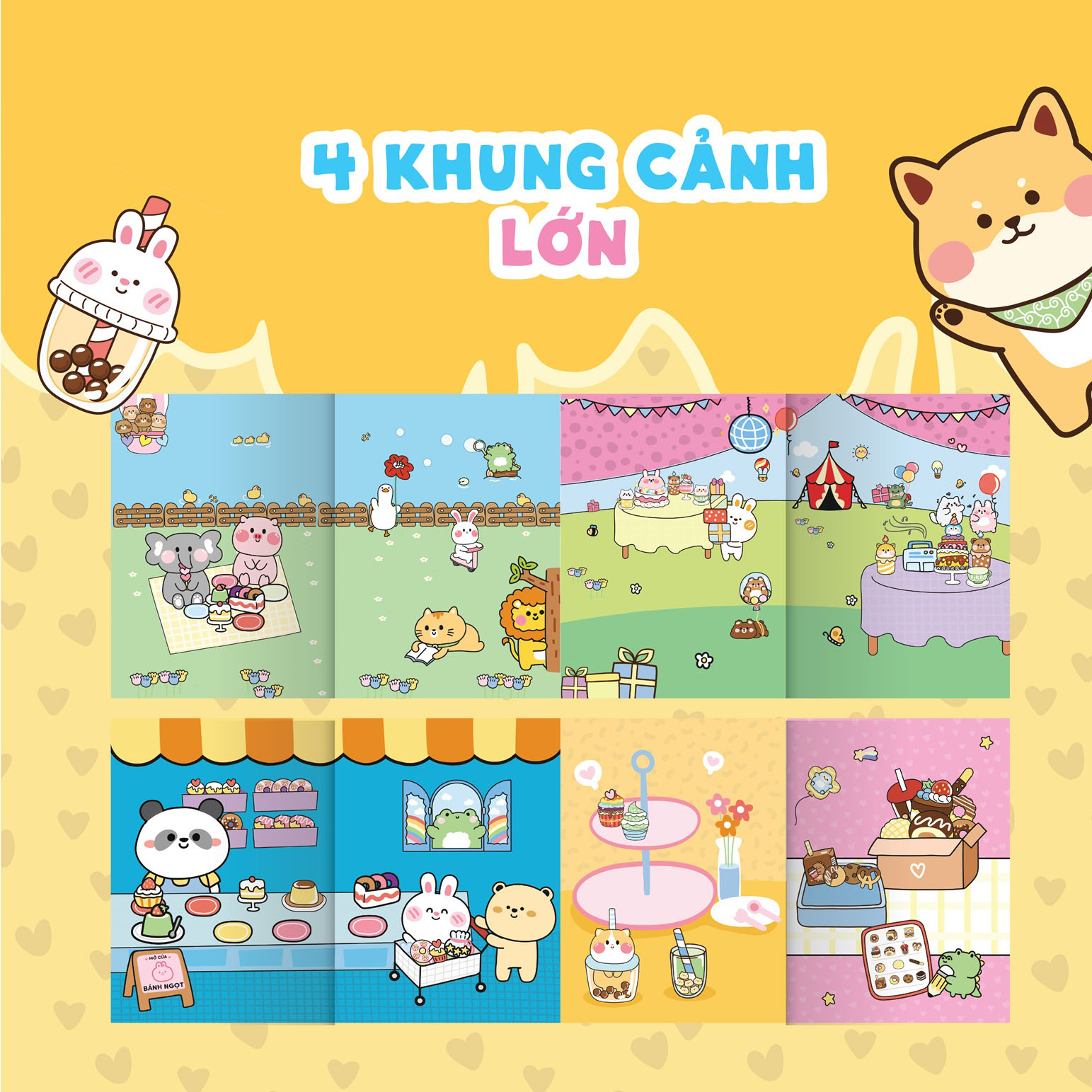 Ice Cream Sticker Book - Bìa Cứng - Ảnh 5