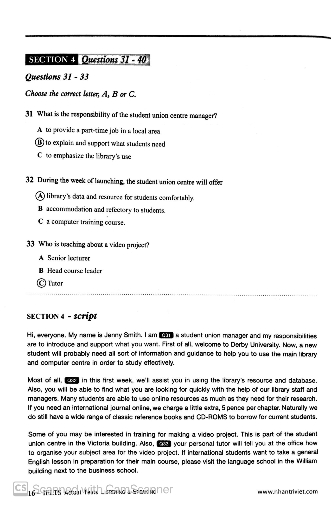 ielts actual tests_listening & speaking (+cd) - Ảnh 11