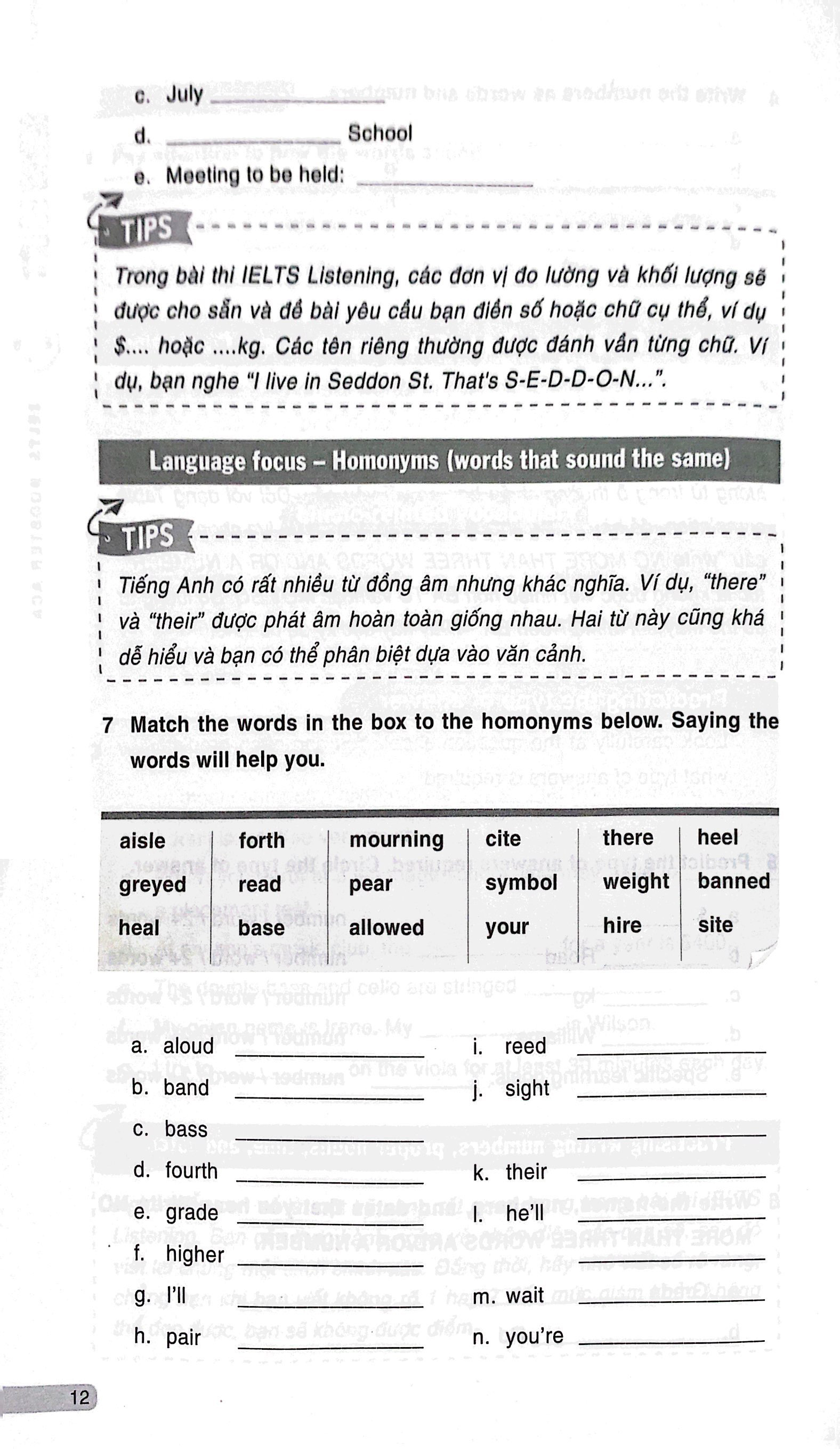 ielts booster - academic listening - Ảnh 8