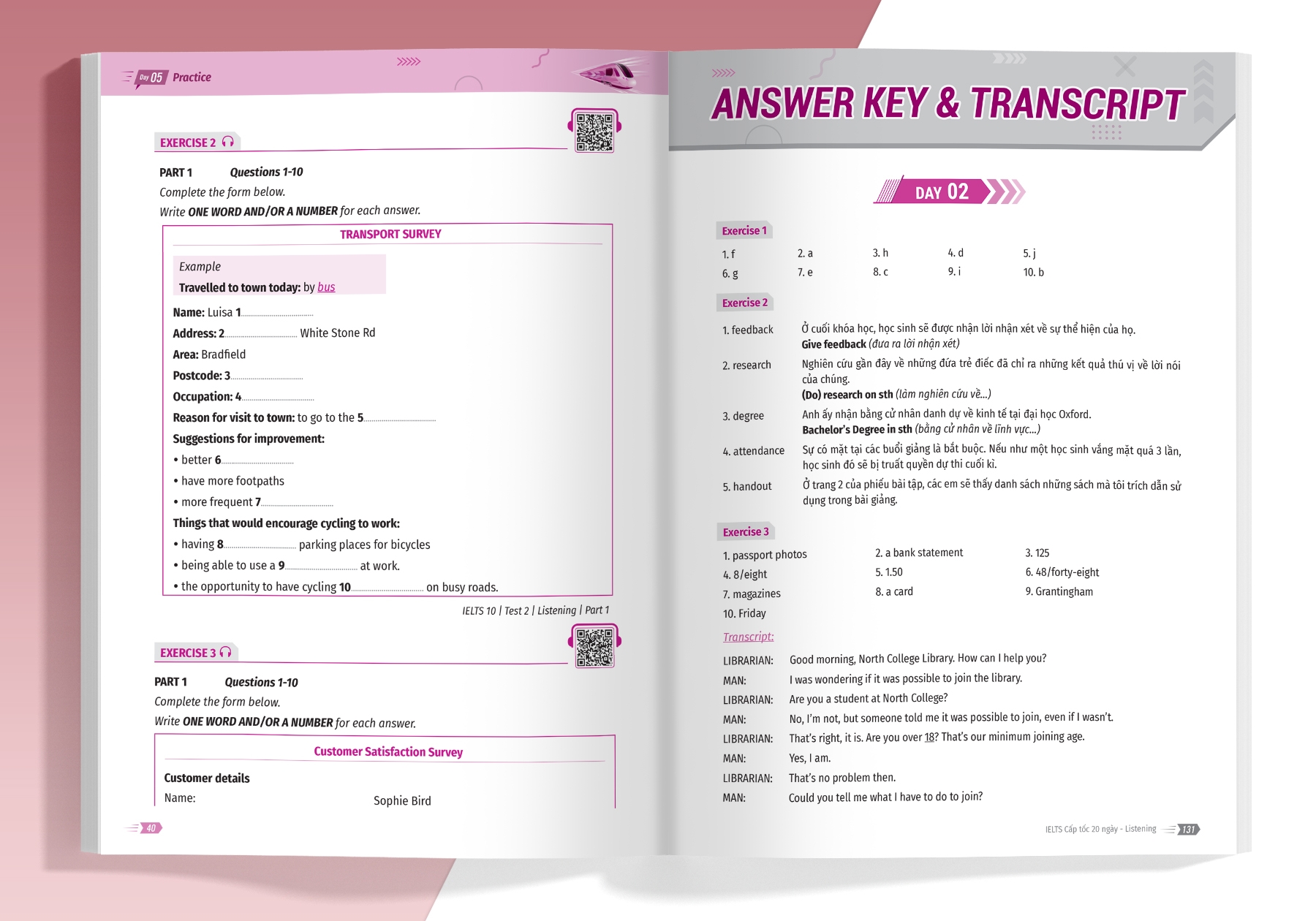 ielts cấp tốc - 20 ngày listening - bộ sách ielts đầu tiên giúp bạn giảm 2/3 thời gian ôn thi - Ảnh 7