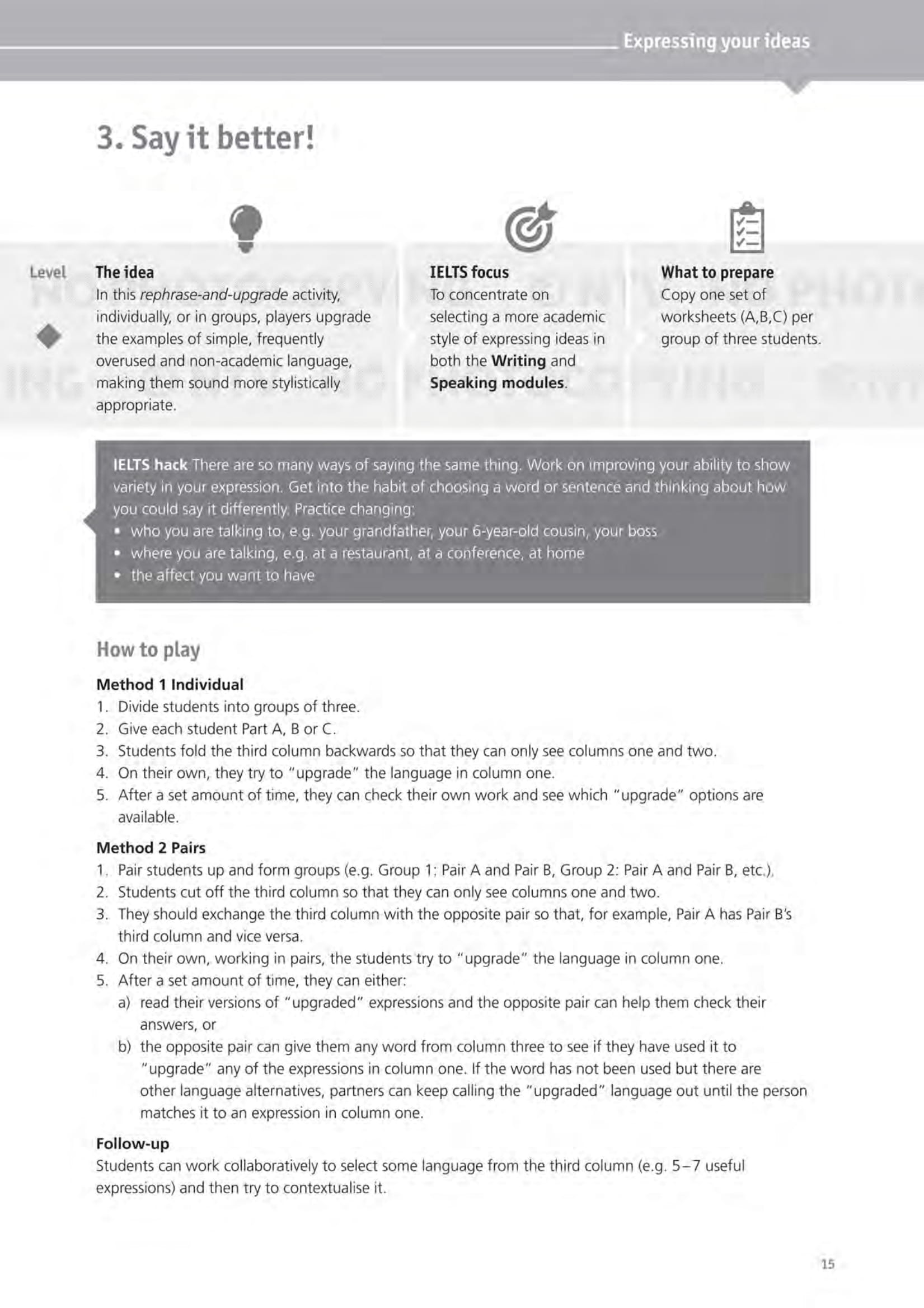 ielts games and activities - speaking and writing - Ảnh 15