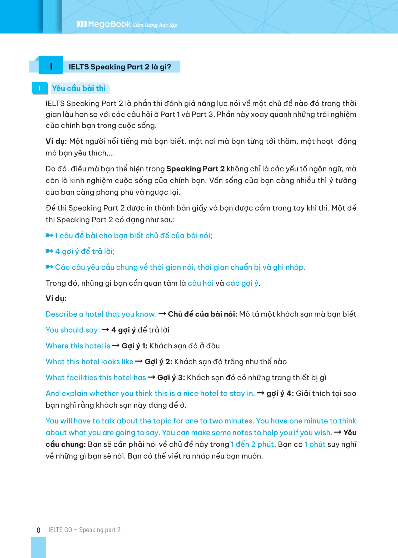 ielts go - speaking part 2 - ý tưởng hay để trả lời tất cả các câu hỏi - Ảnh 8