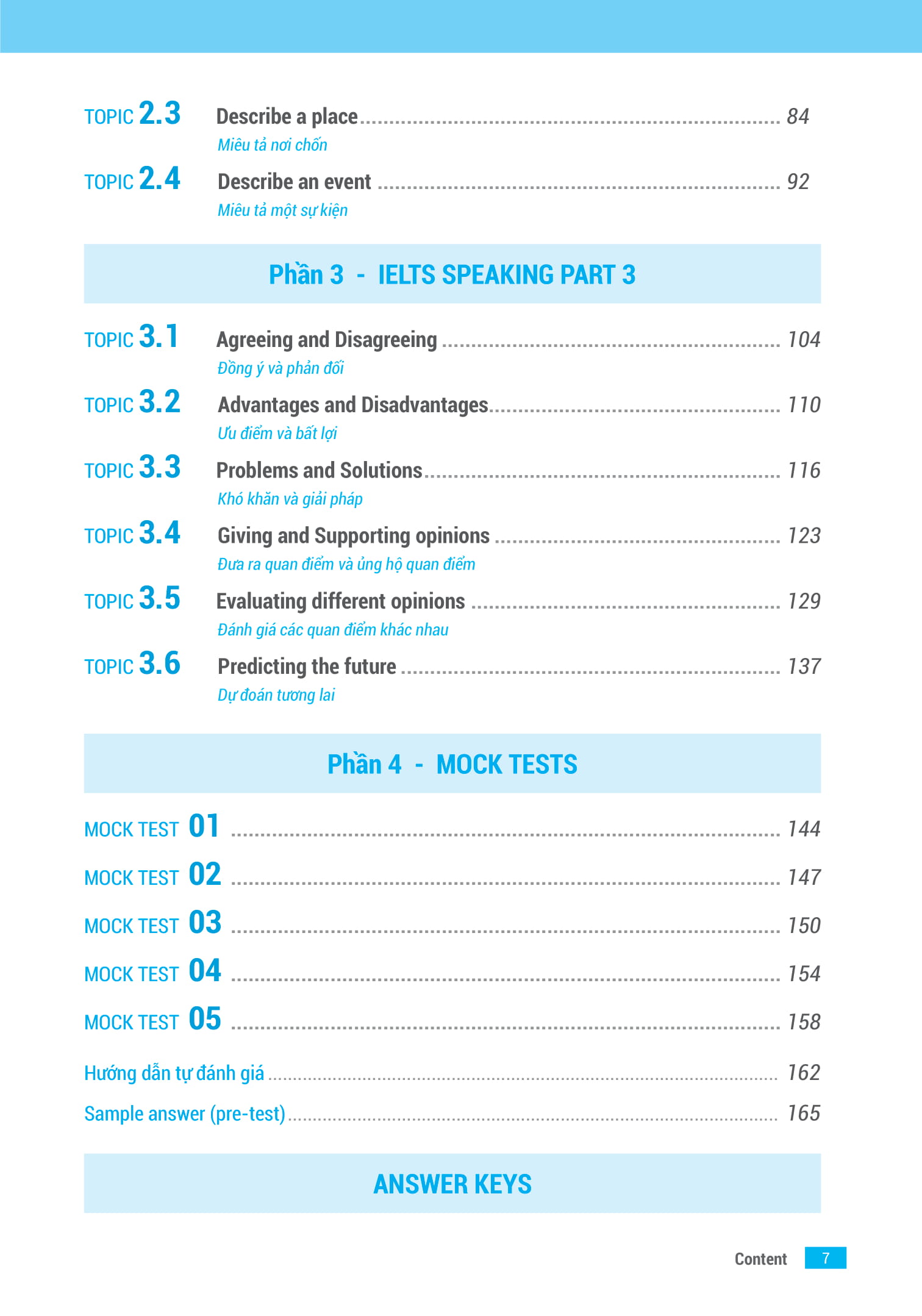 ielts key speaking - công thức học nhanh ielts - speaking part 1, 2, 3 - Ảnh 6