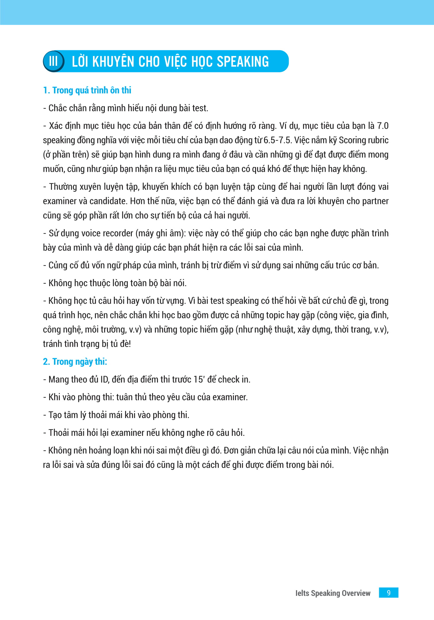 ielts key speaking - công thức học nhanh ielts - speaking part 1, 2, 3 - Ảnh 8