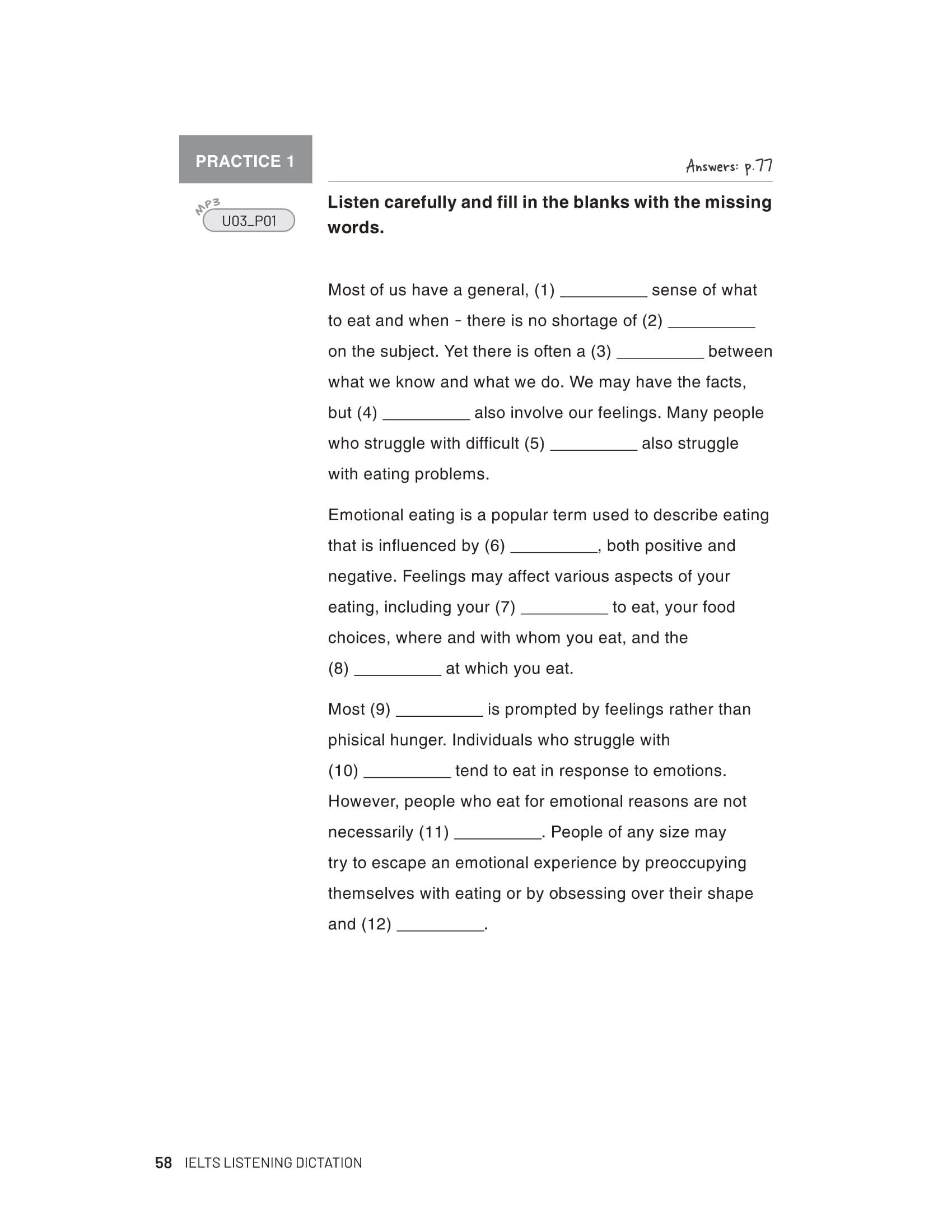 ielts listening dictation - Ảnh 9