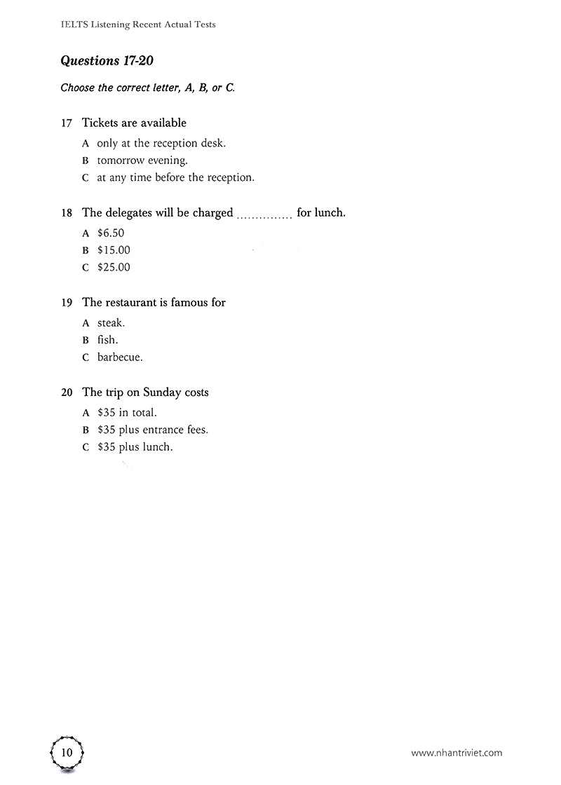 ielts listening recent actual test - Ảnh 7