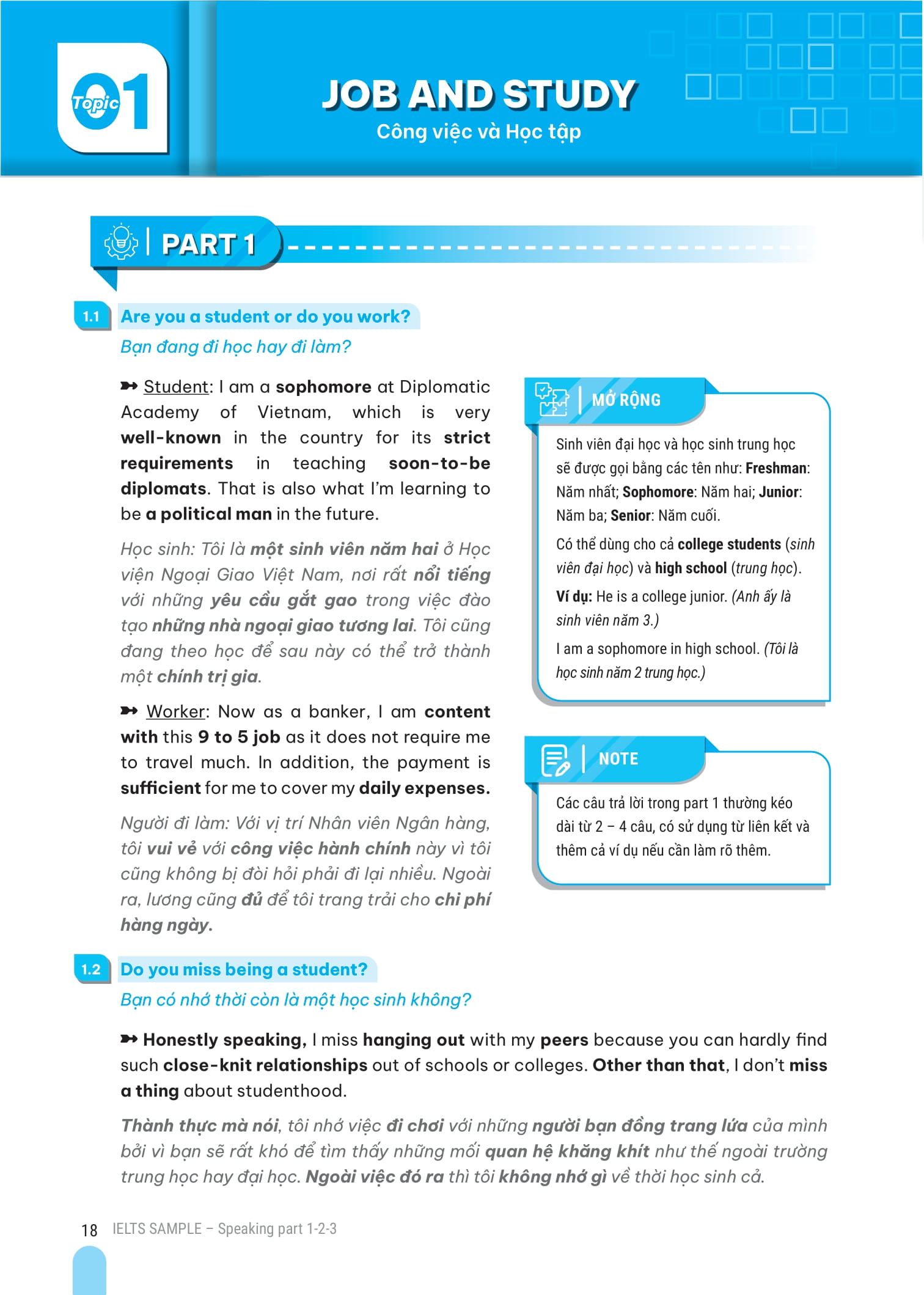 ielts sample speaking part 1-2-3 tuyển tập câu trả lời mẫu hay nhất - Ảnh 13