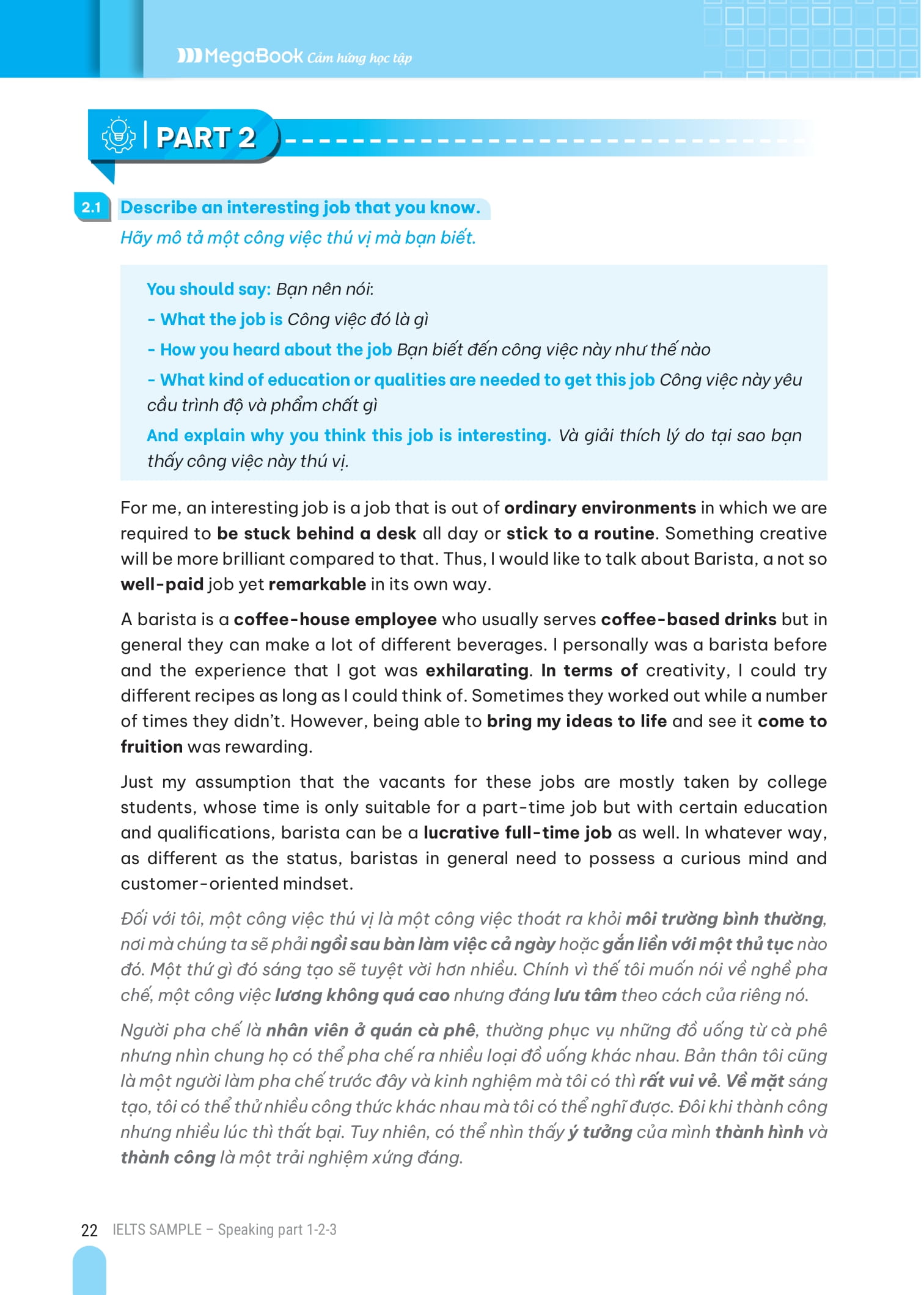 ielts sample speaking part 1-2-3 tuyển tập câu trả lời mẫu hay nhất - Ảnh 15