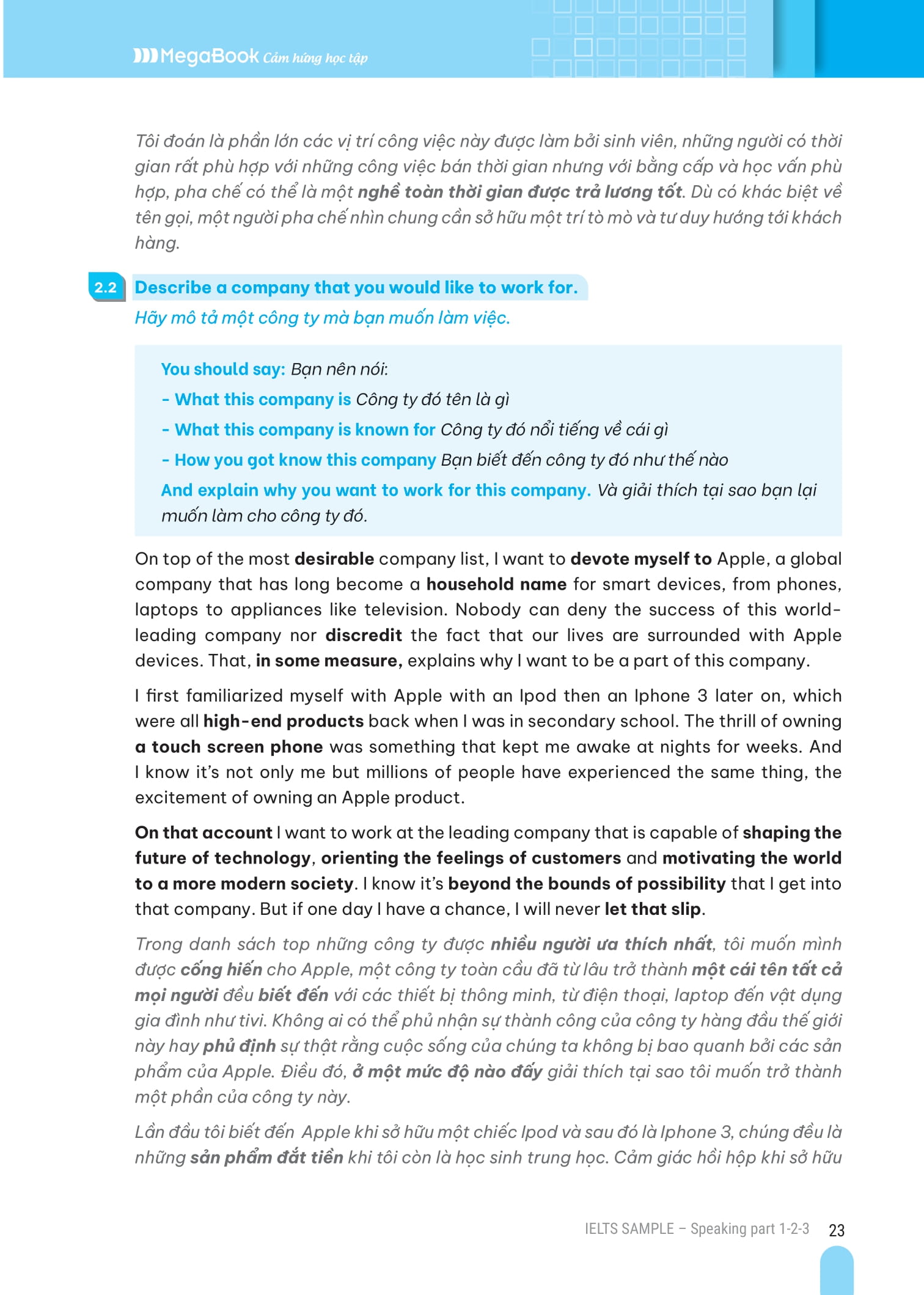 ielts sample speaking part 1-2-3 tuyển tập câu trả lời mẫu hay nhất - Ảnh 16