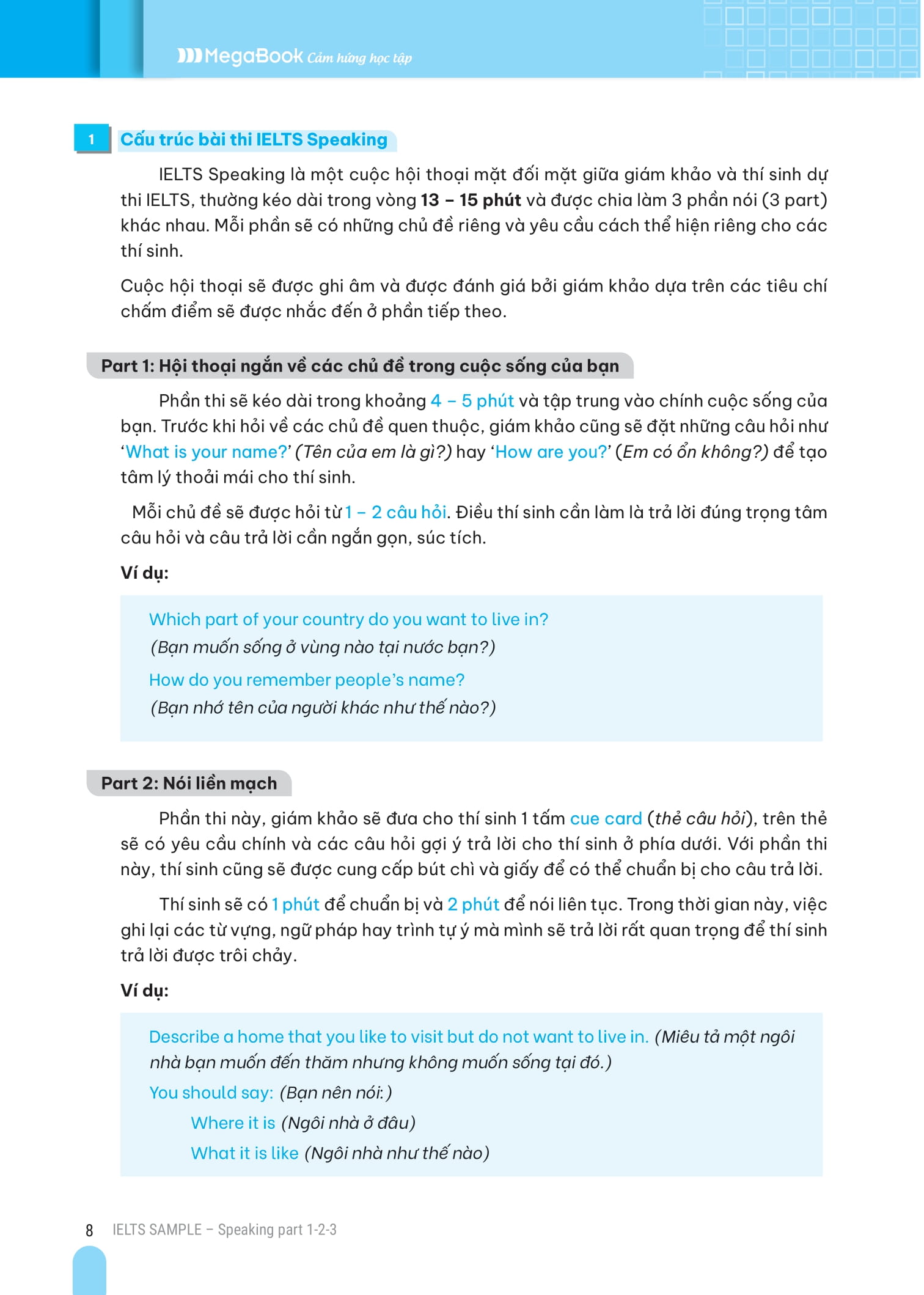 ielts sample speaking part 1-2-3 tuyển tập câu trả lời mẫu hay nhất - Ảnh 8