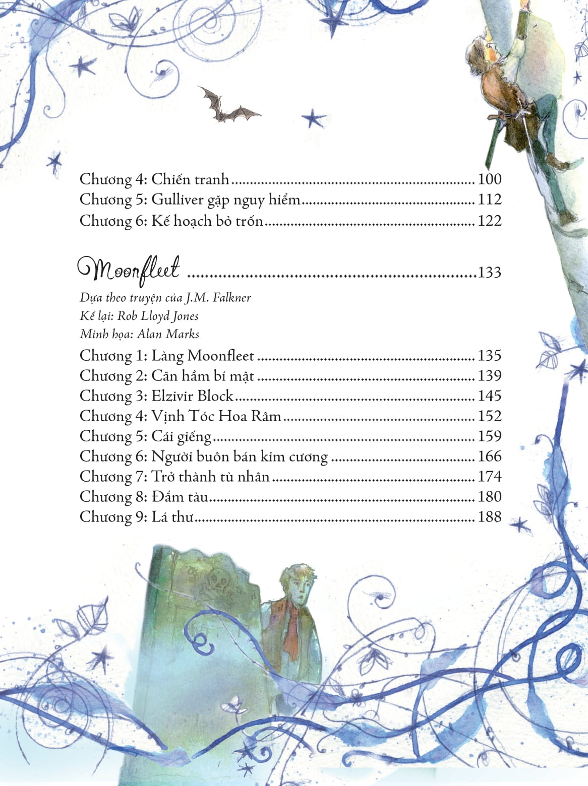 illustrated classics - những cuộc phiêu lưu kỳ thú - robin hood, gulliver du ký, moonfleet - Ảnh 7