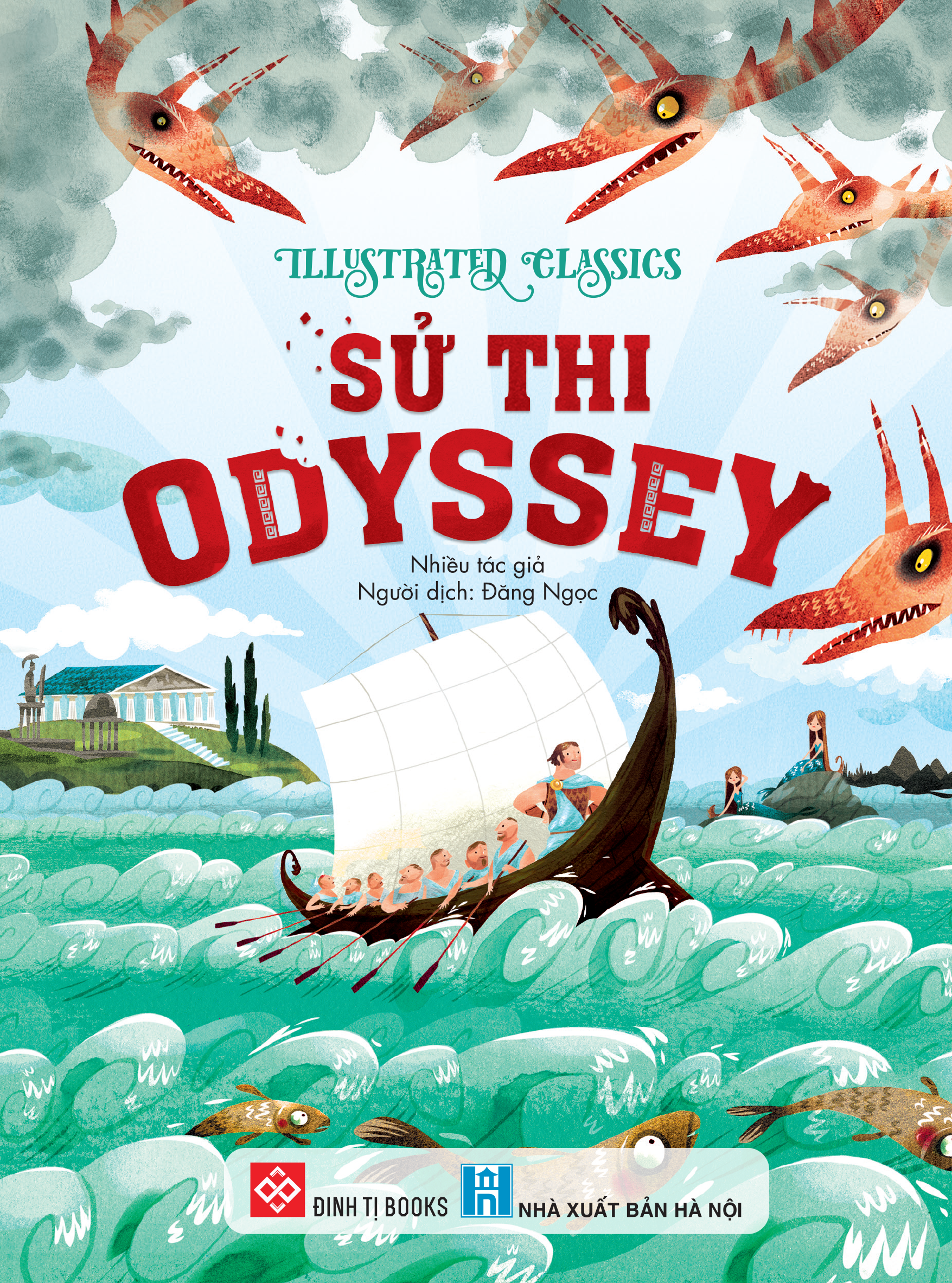illustrated classics - sử thi odyssey - bìa cứng - Ảnh 2