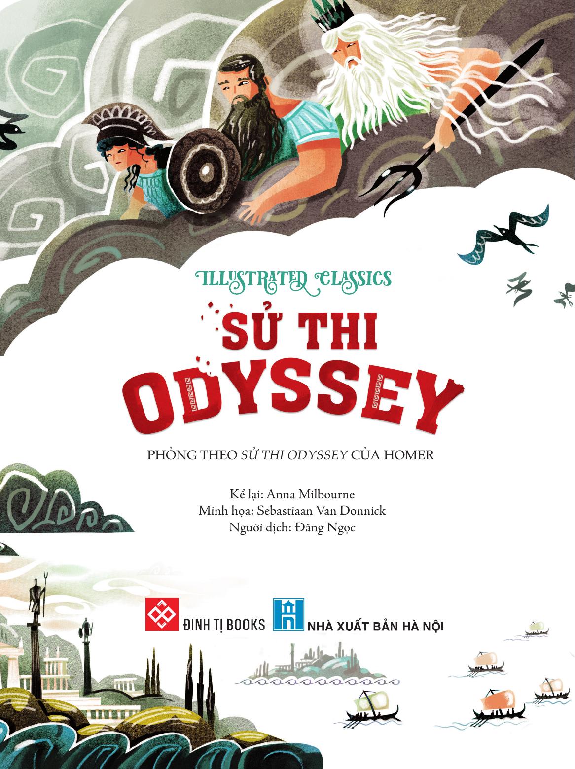 illustrated classics - sử thi odyssey - bìa cứng - Ảnh 4