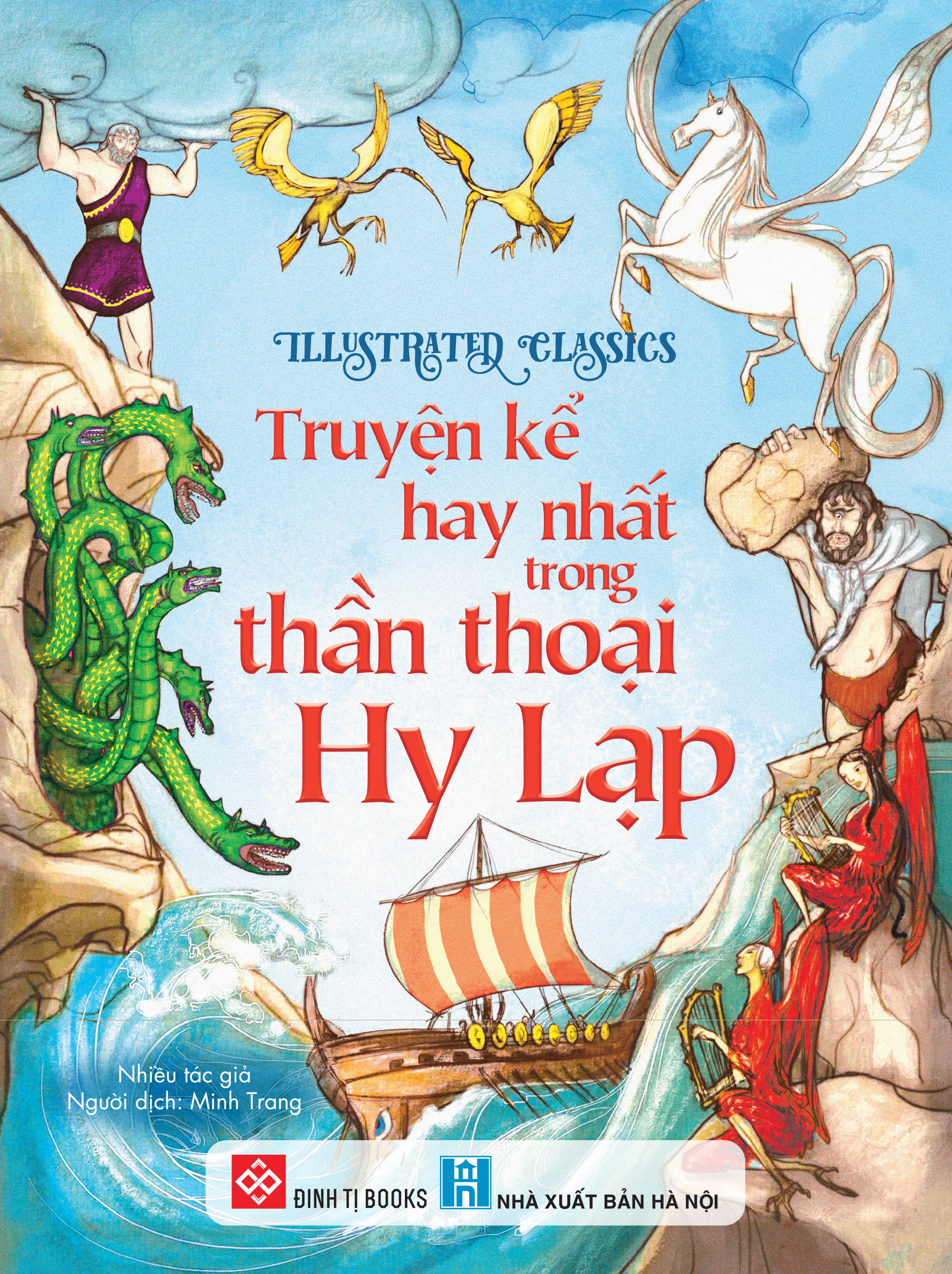 illustrated classics - truyện kể hay nhất trong thần thoại hy lạp - bìa cứng - Ảnh 2