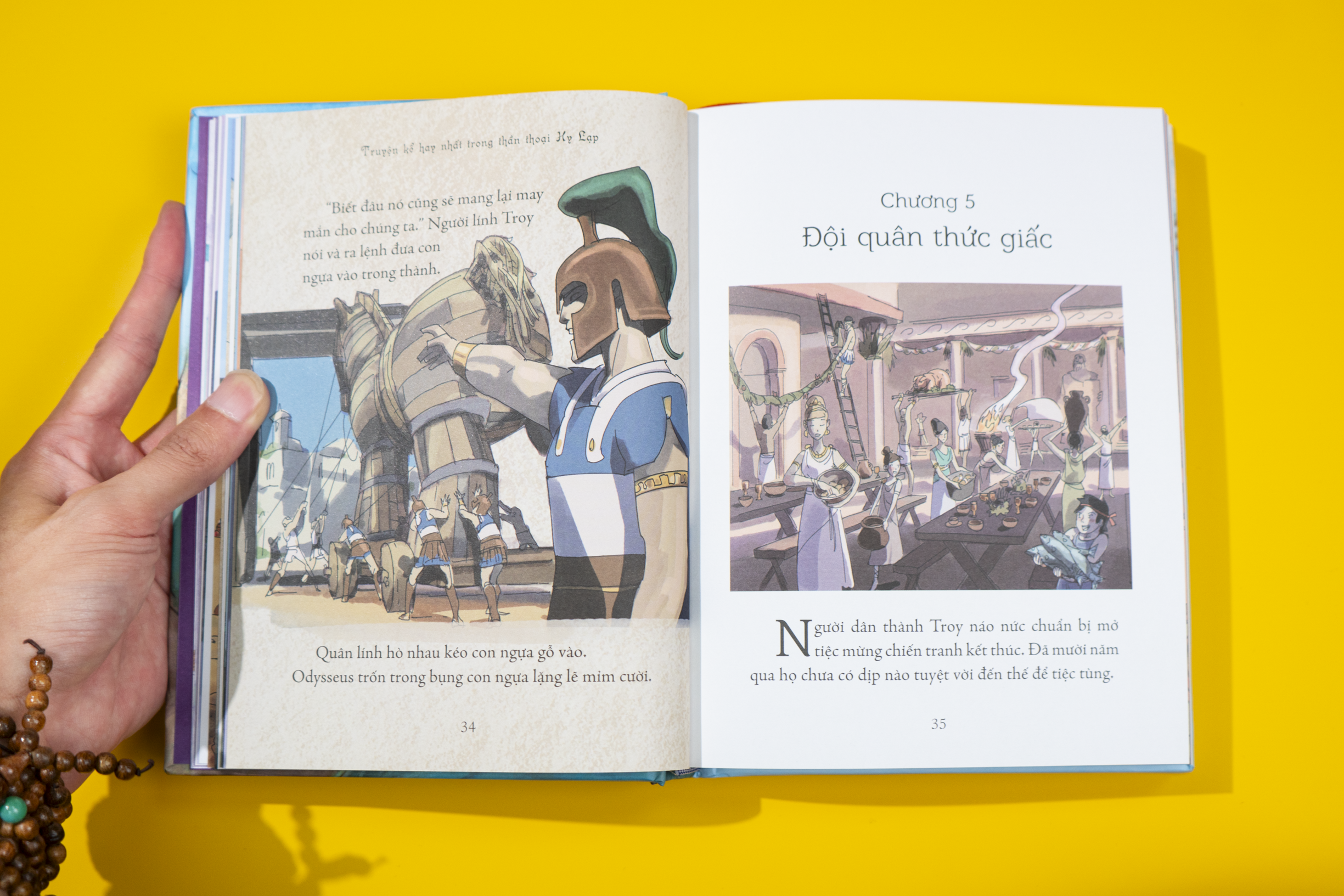 illustrated classics - truyện kể hay nhất trong thần thoại hy lạp - bìa cứng - Ảnh 8