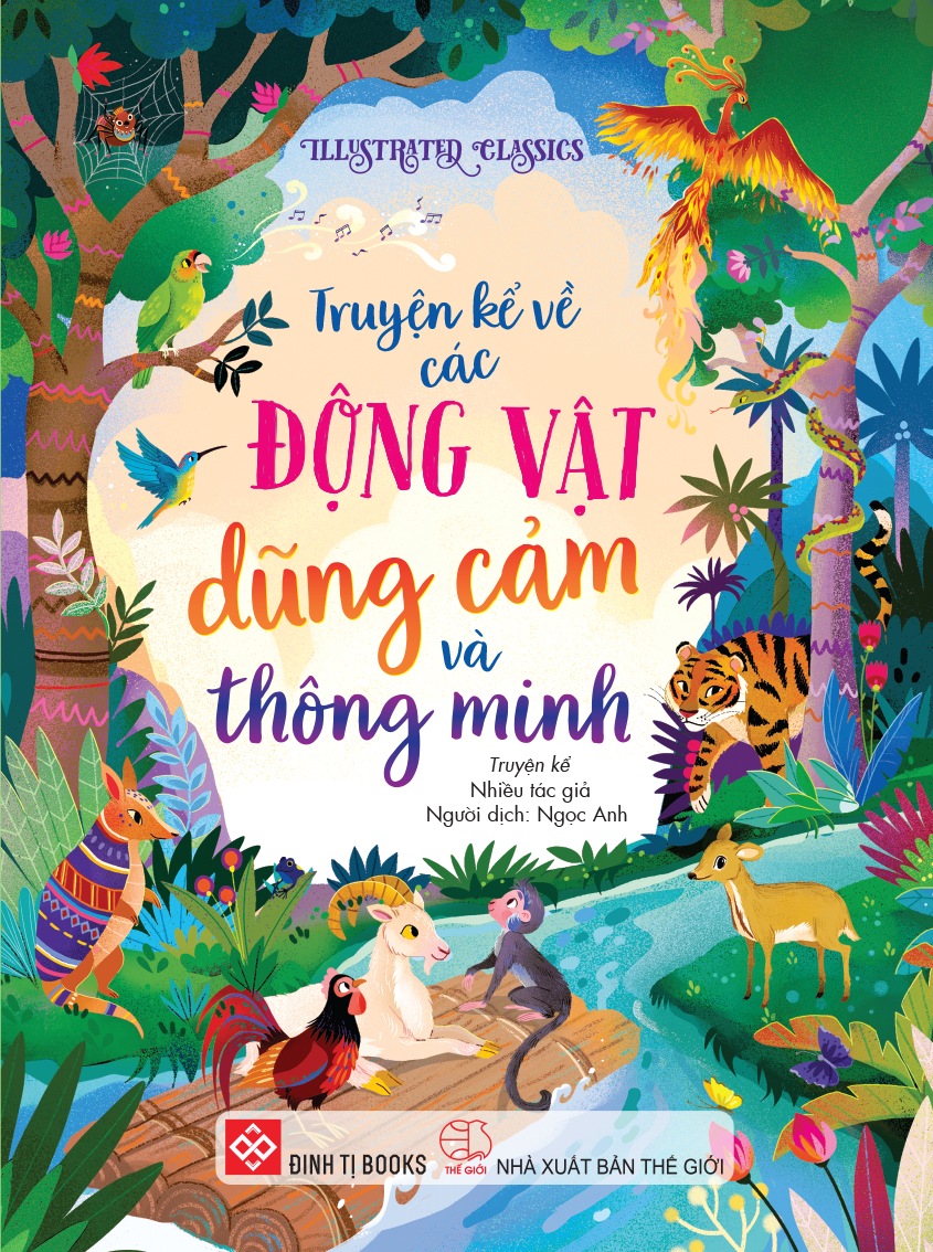 Illustrated Classics - Truyện Kể Về Các Động Vật Dũng Cảm Và Thông Minh - Bìa Cứng - Ảnh 2