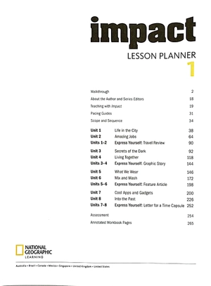 impact 1 lesson planner - Ảnh 3