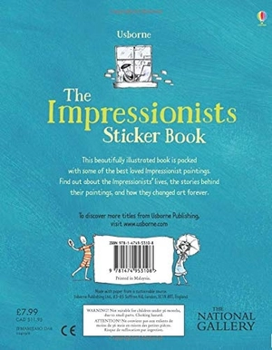 impressionists sticker book - Ảnh 3
