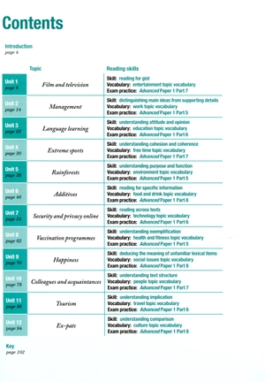 improve your skills: reading for advanced student's book with key & mpo pack - Ảnh 3