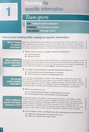 improve your skills: reading for first student's book with key & mpo pack - Ảnh 6