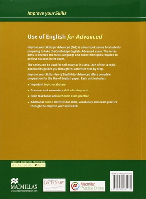 improve your skills: use of english for advanced student's book with key & mpo pack - Ảnh 2
